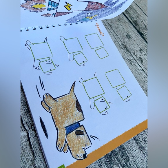 NWT. Drawing Shape by Shape Guide book for kids. Learn how to draw with shapes - Picture 7 of 14